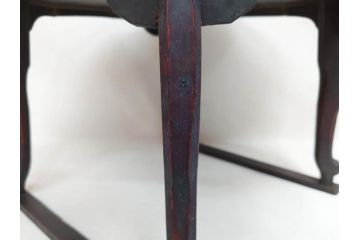 時代物　李朝　朝鮮　お部屋をレトロな雰囲気に演出する十二角膳(小盤、お膳、御膳、ソバン、木製、脚付き、お盆、朝鮮美術)(R-079141)