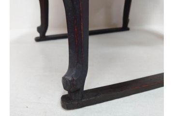 時代物　李朝　朝鮮　お部屋をレトロな雰囲気に演出する十二角膳(小盤、お膳、御膳、ソバン、木製、脚付き、お盆、朝鮮美術)(R-079141)