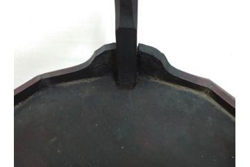 時代物　李朝　朝鮮　お部屋をレトロな雰囲気に演出する十二角膳(小盤、お膳、御膳、ソバン、木製、脚付き、お盆、朝鮮美術)(R-079141)