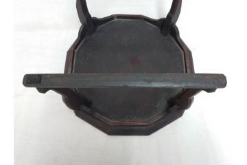 時代物　李朝　朝鮮　お部屋をレトロな雰囲気に演出する十二角膳(小盤、お膳、御膳、ソバン、木製、脚付き、お盆、朝鮮美術)(R-079141)