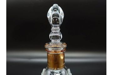 フランス　Baccarat　バカラ　REMY MARTIN(レミーマルタン ルイ13世)　CAMUS(カミュ)　高級感漂うデキャンタ3点セット(空ボトル、空き瓶、空瓶、デカンタ、酒器、飾りボトル、フルレッドクリスタルガラス、ディスプレイ、硝子)(R-079142)