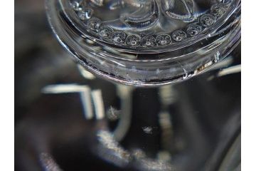 フランス　Baccarat　バカラ　REMY MARTIN(レミーマルタン ルイ13世)　CAMUS(カミュ)　高級感漂うデキャンタ3点セット(空ボトル、空き瓶、空瓶、デカンタ、酒器、飾りボトル、フルレッドクリスタルガラス、ディスプレイ、硝子)(R-079142)