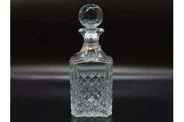 フランス　Baccarat　バカラ　REMY MARTIN(レミーマルタン ルイ13世)　CAMUS(カミュ)　高級感漂うデキャンタ3点セット(空ボトル、空き瓶、空瓶、デカンタ、酒器、飾りボトル、フルレッドクリスタルガラス、ディスプレイ、硝子)(R-079142)