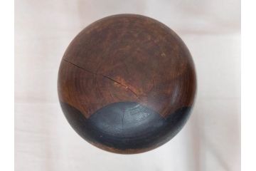 秋田木地山　小椋久太郎　高さ 約47cm　素朴な風合いが魅力のこけし(戦前?、郷土人形玩具、伝統工芸、民芸品、置物、ディスプレイ、木彫　木製)(R-079143)