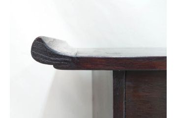 李朝　朝鮮家具　使い勝手の良い小机(座卓、文机、経机、飾り台、引き出し付き、朝鮮美術)(R-079146)