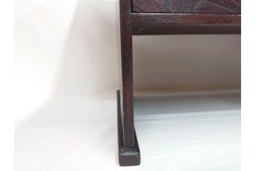 李朝　朝鮮家具　使い勝手の良い小机(座卓、文机、経机、飾り台、引き出し付き、朝鮮美術)(R-079146)