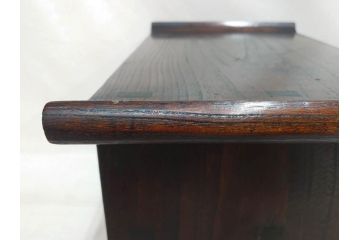 李朝　朝鮮家具　使い勝手の良い小机(座卓、文机、経机、飾り台、引き出し付き、朝鮮美術)(R-079146)