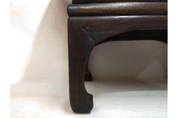 李朝　朝鮮家具　お部屋のアクセントになる経机(座卓、文机、小机、飾り台、引き出し付き、朝鮮美術)(R-079147)