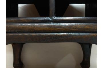 李朝　朝鮮家具　お部屋のアクセントになる経机(座卓、文机、小机、飾り台、引き出し付き、朝鮮美術)(R-079147)