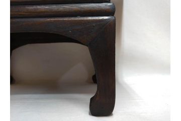 李朝　朝鮮家具　お部屋のアクセントになる経机(座卓、文机、小机、飾り台、引き出し付き、朝鮮美術)(R-079147)