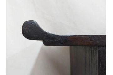 李朝　朝鮮家具　お部屋のアクセントになる経机(座卓、文机、小机、飾り台、引き出し付き、朝鮮美術)(R-079147)