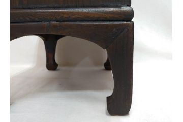 李朝　朝鮮家具　お部屋のアクセントになる経机(座卓、文机、小机、飾り台、引き出し付き、朝鮮美術)(R-079147)