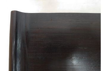 李朝　朝鮮家具　お部屋のアクセントになる経机(座卓、文机、小机、飾り台、引き出し付き、朝鮮美術)(R-079147)