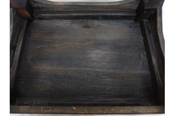 李朝　朝鮮家具　お部屋のアクセントになる経机(座卓、文机、小机、飾り台、引き出し付き、朝鮮美術)(R-079147)