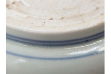 江戸期　上手物　成化年製　古伊万里　色絵　染付　約14cm　4.7寸　丹念に描かれた絵付から匠の技を感じるなます皿3枚セット(金彩、唐草、風景、牡丹、梅、魚、花、変形皿、小皿、和食器、和皿、深皿、輪花型、四寸七分)(R-079148)