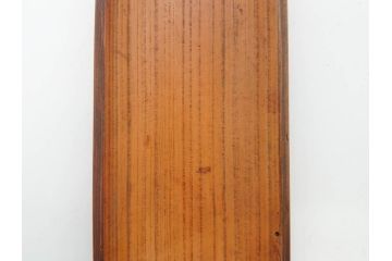 時代物　彫刻　繊細な彫りが魅力の茶合(花瓶の図、茶道具、煎茶道具、茶器、茶量、茶則、茶計、仙媒、茶媒、竹工芸)(R-079151)　