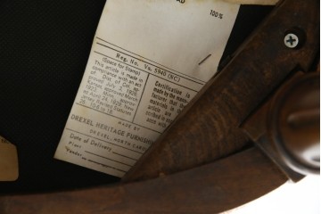 中古　DREXEL HERITAGE(ドレクセルヘリテイジ)　Et Cetera(エトセトラ)コレクション　エレガントな雰囲気づくりが叶うサイドチェア4脚セット　(R-079157)