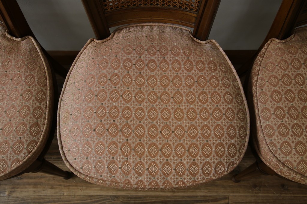 中古　DREXEL HERITAGE(ドレクセルヘリテイジ)　Et Cetera(エトセトラ)コレクション　エレガントな雰囲気づくりが叶うサイドチェア4脚セット　(R-079157)