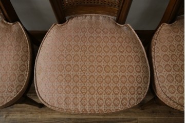 中古　DREXEL HERITAGE(ドレクセルヘリテイジ)　Et Cetera(エトセトラ)コレクション　エレガントな雰囲気づくりが叶うサイドチェア4脚セット　(R-079157)