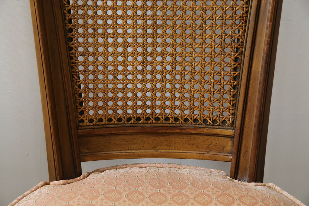 中古　DREXEL HERITAGE(ドレクセルヘリテイジ)　Et Cetera(エトセトラ)コレクション　エレガントな雰囲気づくりが叶うサイドチェア4脚セット　(R-079157)