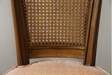 中古　DREXEL HERITAGE(ドレクセルヘリテイジ)　Et Cetera(エトセトラ)コレクション　エレガントな雰囲気づくりが叶うサイドチェア4脚セット　(R-079157)