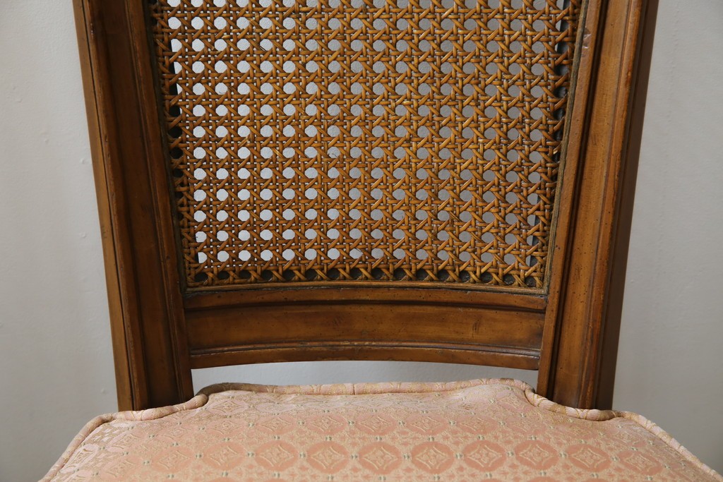 中古　DREXEL HERITAGE(ドレクセルヘリテイジ)　Et Cetera(エトセトラ)コレクション　エレガントな雰囲気づくりが叶うサイドチェア4脚セット　(R-079157)