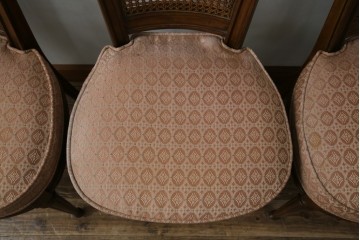 中古　DREXEL HERITAGE(ドレクセルヘリテイジ)　Et Cetera(エトセトラ)コレクション　エレガントな雰囲気づくりが叶うサイドチェア4脚セット　(R-079157)