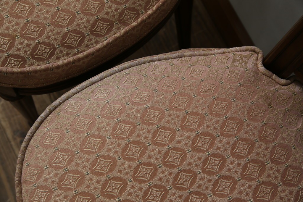 中古　DREXEL HERITAGE(ドレクセルヘリテイジ)　Et Cetera(エトセトラ)コレクション　エレガントな雰囲気づくりが叶うサイドチェア4脚セット　(R-079157)