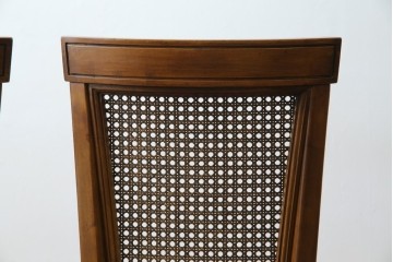 中古　DREXEL HERITAGE(ドレクセルヘリテイジ)　Et Cetera(エトセトラ)コレクション　エレガントな雰囲気づくりが叶うサイドチェア4脚セット　(R-079157)