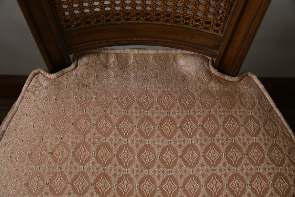 中古　DREXEL HERITAGE(ドレクセルヘリテイジ)　Et Cetera(エトセトラ)コレクション　エレガントな雰囲気づくりが叶うサイドチェア4脚セット　(R-079157)