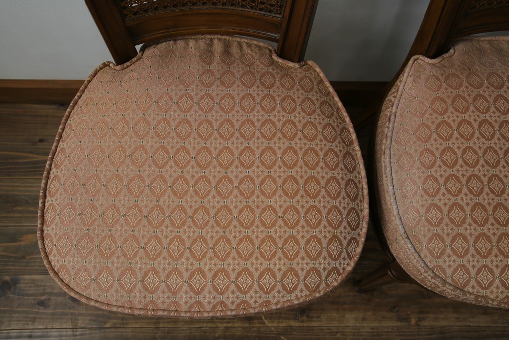 中古　DREXEL HERITAGE(ドレクセルヘリテイジ)　Et Cetera(エトセトラ)コレクション　エレガントな雰囲気づくりが叶うサイドチェア4脚セット　(R-079157)