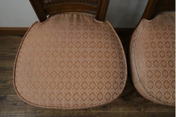 中古　DREXEL HERITAGE(ドレクセルヘリテイジ)　Et Cetera(エトセトラ)コレクション　エレガントな雰囲気づくりが叶うサイドチェア4脚セット　(R-079157)