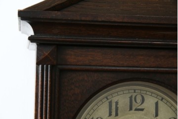 アンティーク時計　大正〜昭和初期　精工舎(SEIKOSHA、セイコー)　TRADE(S)MARK　クォーツ式　レトロシックな雰囲気漂う掛け時計(柱時計、古時計)　(R-079161)