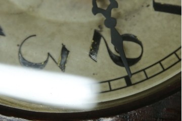 アンティーク時計　大正〜昭和初期　精工舎(SEIKOSHA、セイコー)　TRADE(S)MARK　クォーツ式　レトロシックな雰囲気漂う掛け時計(柱時計、古時計)　(R-079161)