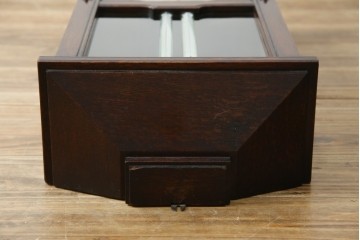 アンティーク時計　大正〜昭和初期　精工舎(SEIKOSHA、セイコー)　TRADE(S)MARK　クォーツ式　レトロシックな雰囲気漂う掛け時計(柱時計、古時計)　(R-079161)