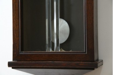 アンティーク時計　大正〜昭和初期　精工舎(SEIKOSHA、セイコー)　TRADE(S)MARK　クォーツ式　レトロシックな雰囲気漂う掛け時計(柱時計、古時計)　(R-079161)