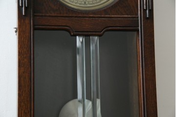 アンティーク時計　大正〜昭和初期　精工舎(SEIKOSHA、セイコー)　TRADE(S)MARK　クォーツ式　レトロシックな雰囲気漂う掛け時計(柱時計、古時計)　(R-079161)