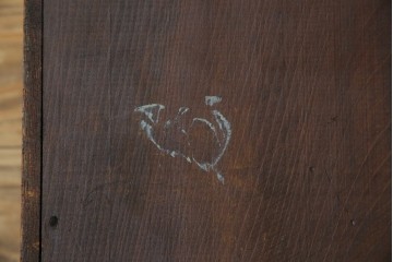 アンティーク時計　大正〜昭和初期　精工舎(SEIKOSHA、セイコー)　TRADE(S)MARK　クォーツ式　レトロシックな雰囲気漂う掛け時計(柱時計、古時計)　(R-079161)