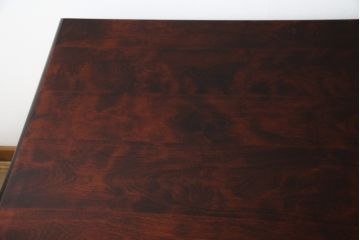 中古　九州民芸家具　和・洋どちらのお部屋にも取り入れやすい!!シックな佇まいが魅力のデスク(片袖デスク、片袖机、ワークデスク、在宅用、在宅ワーク用)(R-079163)