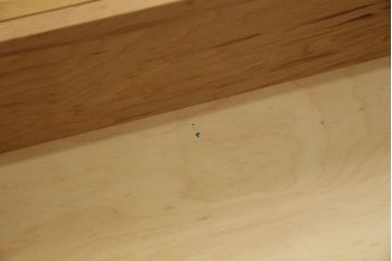 中古　九州民芸家具　和・洋どちらのお部屋にも取り入れやすい!!シックな佇まいが魅力のデスク(片袖デスク、片袖机、ワークデスク、在宅用、在宅ワーク用)(R-079163)