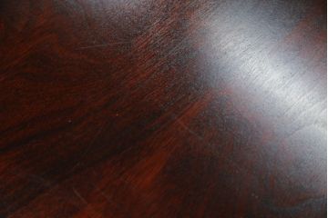 中古　九州民芸家具　和・洋どちらのお部屋にも取り入れやすい!!シックな佇まいが魅力のデスク(片袖デスク、片袖机、ワークデスク、在宅用、在宅ワーク用)(R-079163)