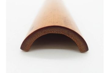 時代物　友仙窟好　斑竹　和の雰囲気漂う茶合(茶道具、煎茶道具、茶器、茶量、茶則、茶計、仙媒、茶媒、木箱付き)(R-079168)