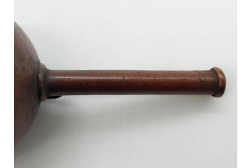 時代物　匠の技が光る古銅水滴2点セット(書道具、唐物?、中国?、中国美術、桃、果物)(R-079170)