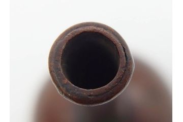 時代物　匠の技が光る古銅水滴2点セット(書道具、唐物?、中国?、中国美術、桃、果物)(R-079170)