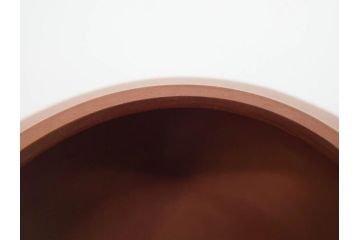 山田常山　朱泥　土の温もりを感じる茶銚(急須、茶注、煎茶道具、茶道具、茶器、和食器、共箱付き)(R-079174)