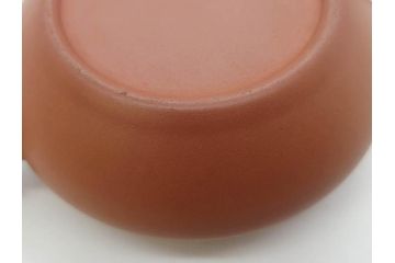 山田常山　朱泥　土の温もりを感じる茶銚(急須、茶注、煎茶道具、茶道具、茶器、和食器、共箱付き)(R-079174)