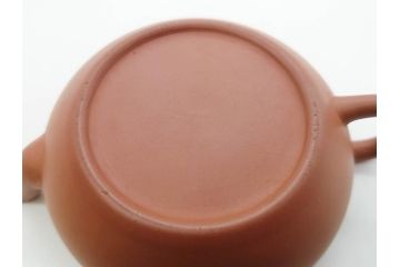 山田常山　朱泥　土の温もりを感じる茶銚(急須、茶注、煎茶道具、茶道具、茶器、和食器、共箱付き)(R-079174)