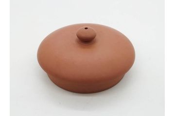 山田常山　朱泥　土の温もりを感じる茶銚(急須、茶注、煎茶道具、茶道具、茶器、和食器、共箱付き)(R-079174)