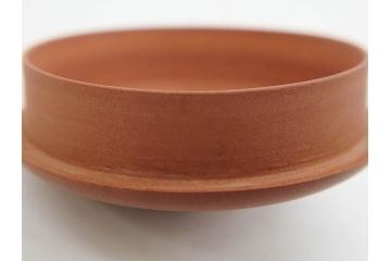 山田常山　朱泥　土の温もりを感じる茶銚(急須、茶注、煎茶道具、茶道具、茶器、和食器、共箱付き)(R-079174)