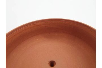 山田常山　朱泥　土の温もりを感じる茶銚(急須、茶注、煎茶道具、茶道具、茶器、和食器、共箱付き)(R-079174)